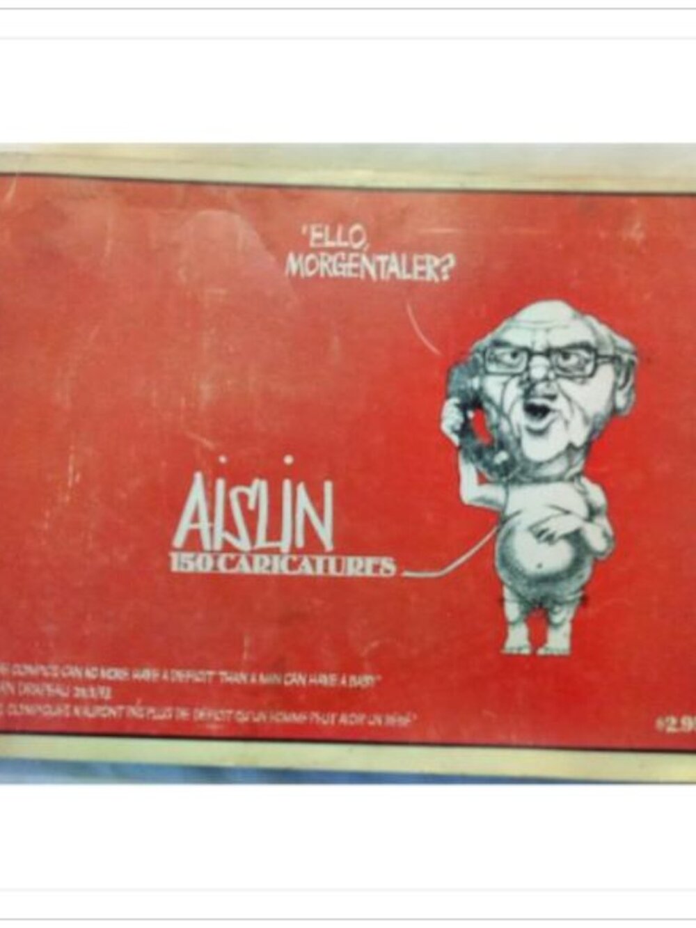 'Ello, Morgentaler? 150 Caricatures Terry Mosher 1975 Paperback Book Vintage